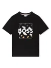 BOSSWEAR LOGO-PRINT COTTON T-SHIRT