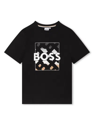 Bosswear T-shirt Boss Kidswear Kids Color Black