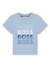 Bosswear Logo-print Cotton T-shirt In Blue