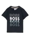 Bosswear Logo-print Cotton T-shirt In Blue