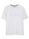 Bosswear Logo-print Cotton T-shirt In Weiss