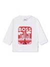 Bosswear Logo-print Cotton T-shirt In White