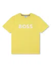 Bosswear Logo-print Cotton T-shirt In Yellow