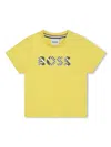 Bosswear Logo-print Cotton T-shirt In Yellow