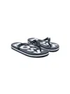 Bosswear Logo-print Flip Flops In 蓝色