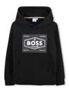 BOSSWEAR LOGO-PRINT HOODIE