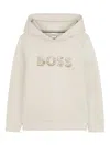 Bosswear Logo-print Hoodie In Gray