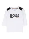 Bosswear Logo-print Long-sleeve Top In White