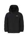 Bosswear Logo-print Padded Jacket In Black