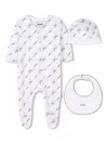 Bosswear Logo-print Pajamas Set In 10p White