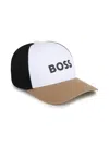 Bosswear Logo-print Panelled Cotton Cap In White