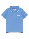 Bosswear Logo-print Polo Shirt In Blue