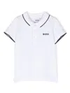 Bosswear Logo-print Polo Shirt In Weiss