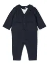 Bosswear Logo-print Romper In Blue