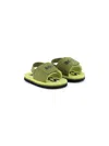 Bosswear Logo-print Sandals In Green