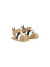 Bosswear Logo-print Sandals In Neutrals
