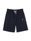 Bosswear Logo-print Shorts In Blue