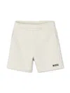 Bosswear Logo-print Shorts In Neutrals