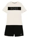 Bosswear Logo-print Shorts Set In Blue