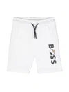 Bosswear Logo-print Shorts In White