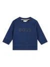 Bosswear Sweatshirt Mit Logo-print In Blau