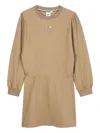 Bosswear Logo-print Sweatshirt Dress In Brown
