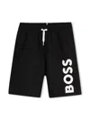 Bosswear Logo-print Swim Shorts In 黑色