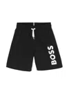 Bosswear Logo-print Swim Shorts In Black