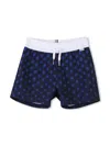 Bosswear Logo-print Swim Shorts In Blue
