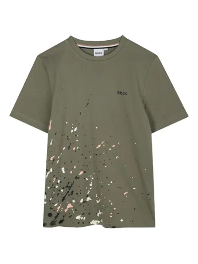 Bosswear Logo-print T-shirt In Green