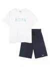 Bosswear Logo-print Tracksuit In Blue