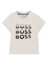 Bosswear Logo-print T-shirt In Neutrals
