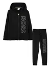 Bosswear Logo-print Tracksuit Set In Black