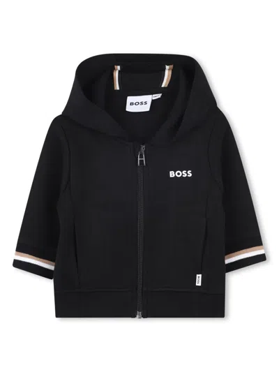 Bosswear Babies' Logo-print Tracksuit (set Of Two) In Black
