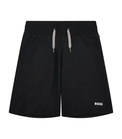 Bosswear Kids' Logo Shorts In Black