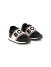 Bosswear Logo-strap Sneakers In Black