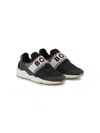 Bosswear Logo-tape Sneakers In Black
