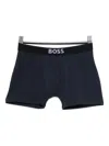 Bosswear Logo-waistband Boxers (pack Of Two) In Blue