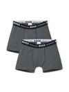 Bosswear Logo-waistband Boxers Set In Grey