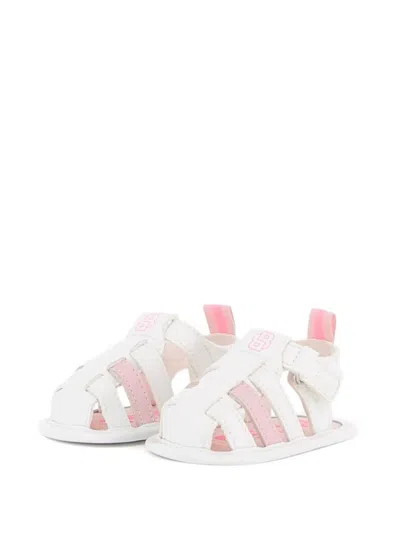 Bosswear Babies' Logo-detail Sandals In White
