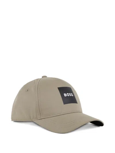 Bosswear Kids' Logo-print Cap In Neutral
