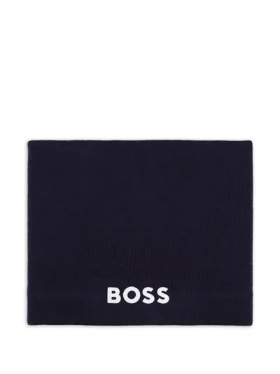 Bosswear Kids' Logo-print Snood In Black