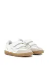 Bosswear Logo-print Touch-strap Sneakers In White
