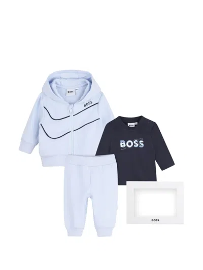 Bosswear Babies' Logo-print Tracksuits In Multi