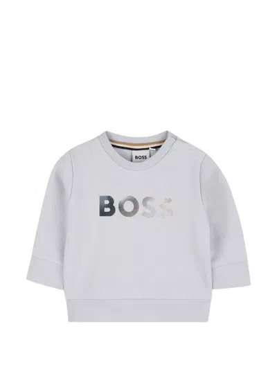 Bosswear Babies' Long-sleeve Sweatshirt In Gray