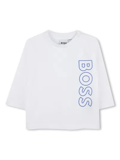 Bosswear Babies' Long-sleeve T-shirt In White
