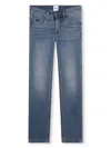 Bosswear Low-rise Straight-leg Jeans In Blue