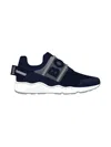 Bosswear Mesh-panelled Slip-on Sneakers In Black