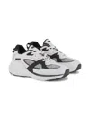 Bosswear Mesh-panelled Sneakers In White