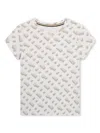 Bosswear Monogram-print Jersey T-shirt In White